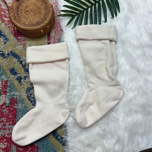 Hunter Womens 8-10 Tall Boot Fleece Liners Socks Cozy Warm Winter - Picture 4 of 6